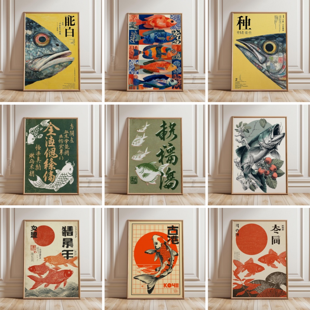 Goldfisch-Poster Japanische Ko – Japanese Zen Lifestyle Bewertung und Preis