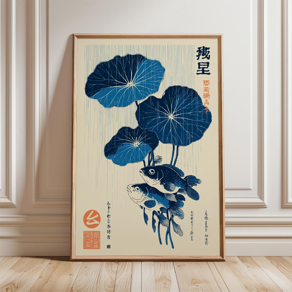Goldfisch-Poster Japanische Ko – Japanese Zen Lifestyle Bewertung und Preis