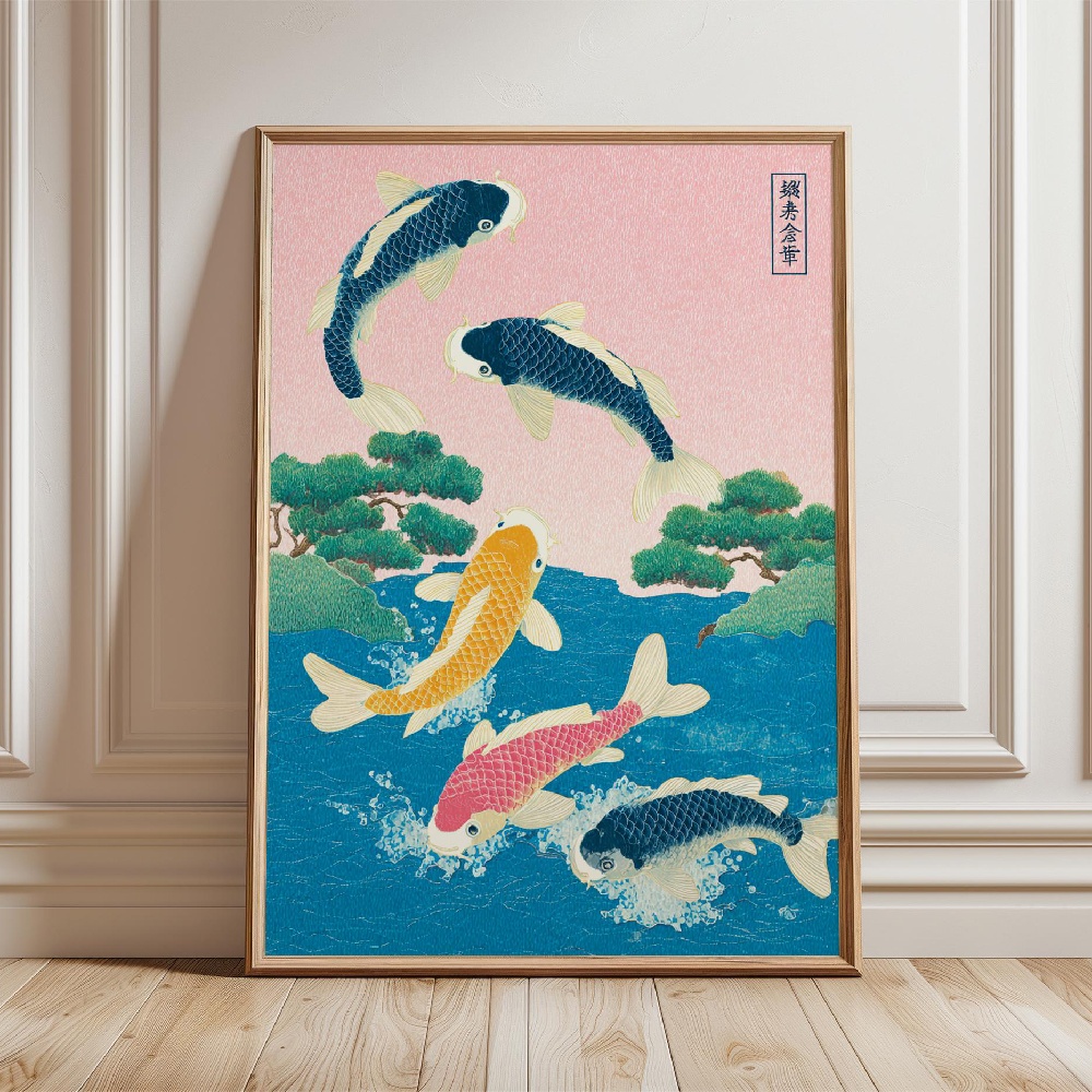 Japanische Koi-Fisch Poster Go – Japanese Zen Lifestyle Bewertung und Preis