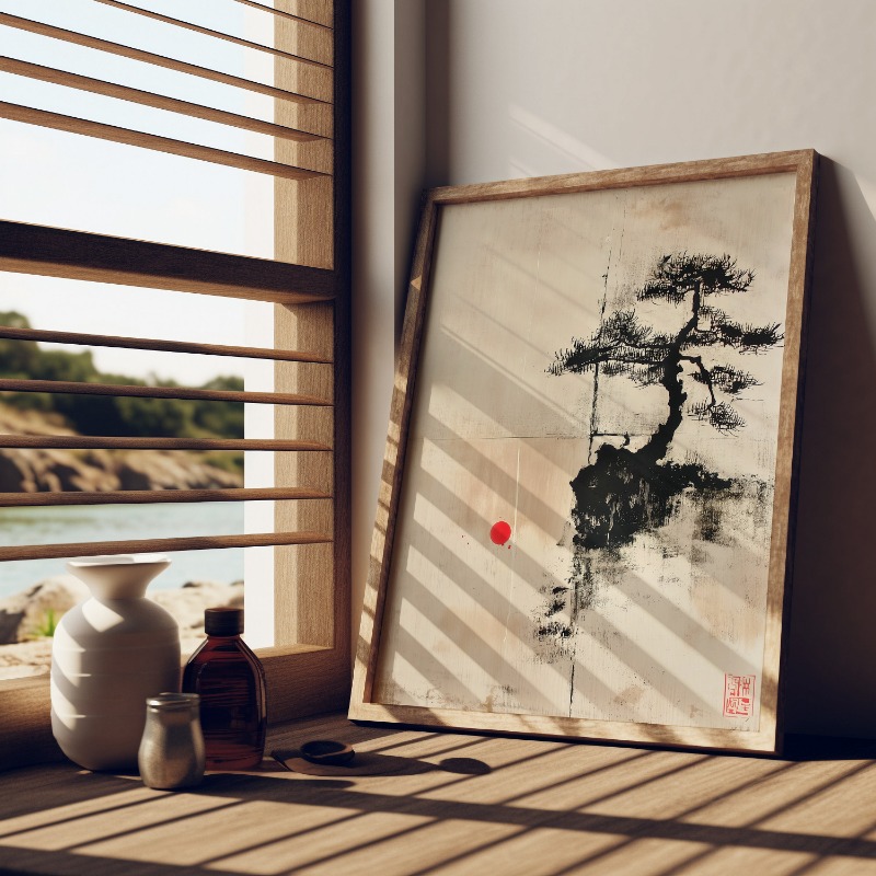 Japanische Tinte Stil Zen Bonz – Japanese Zen Lifestyle Bewertung und Preis